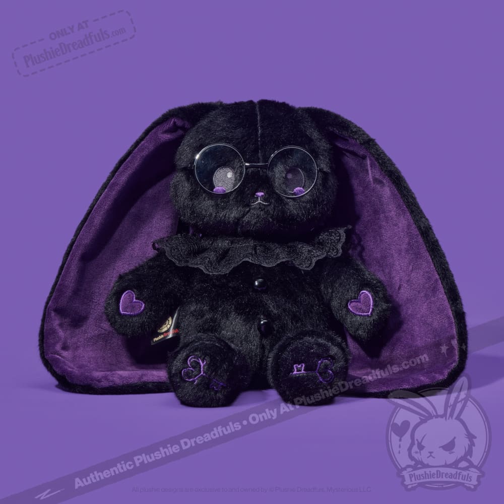 Plushie Dreadfuls - Goth Shy Rabbit - Plush Stuffed Animal