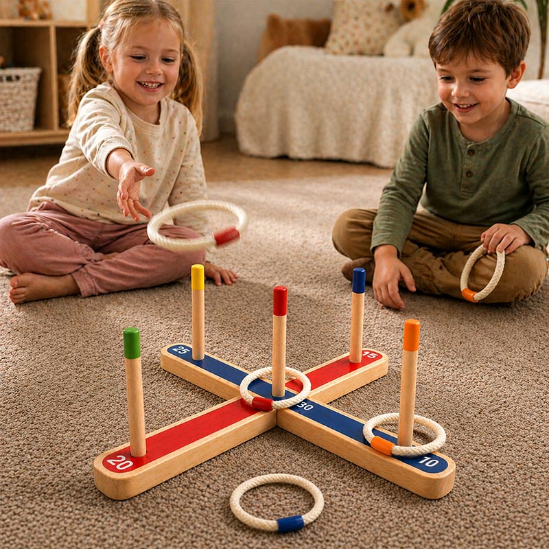 Montessori Ring Toss Challenge