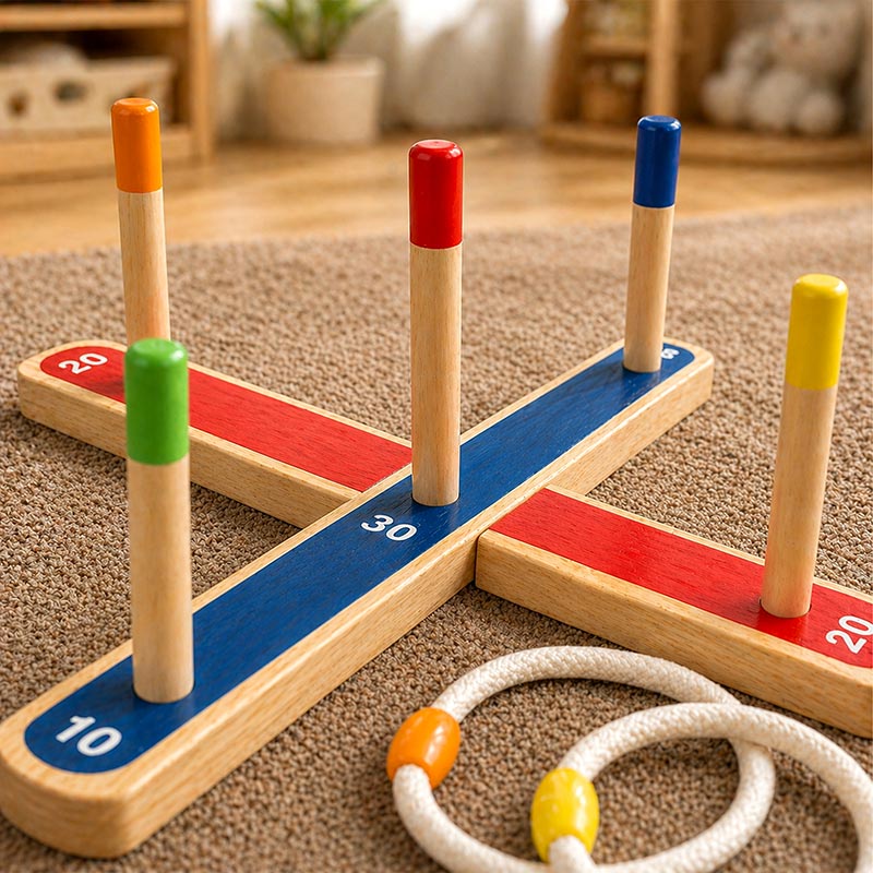 Montessori Ring Toss Challenge