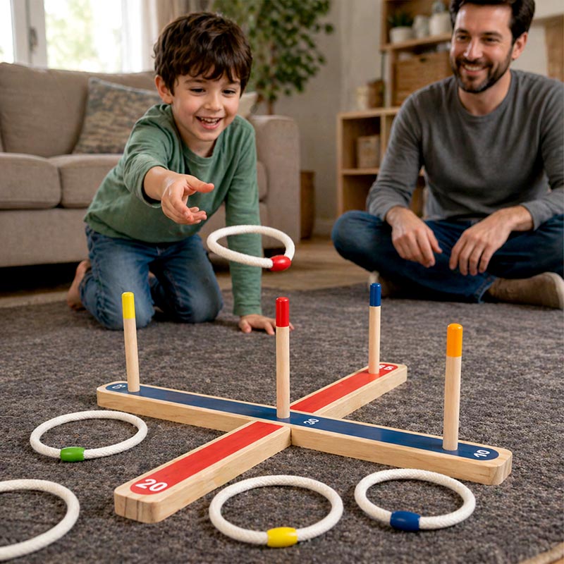 Montessori Ring Toss Challenge