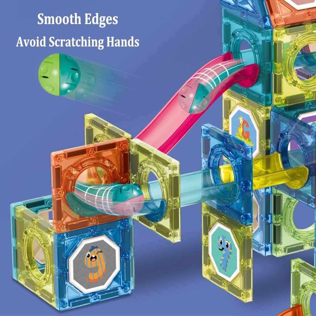 DIY Magnetic Marble Run