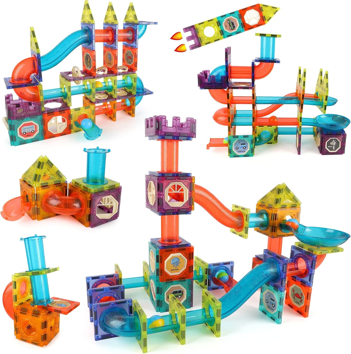 DIY Magnetic Marble Run