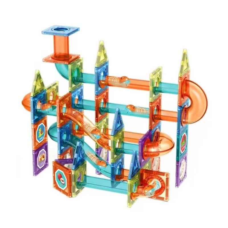 DIY Magnetic Marble Run