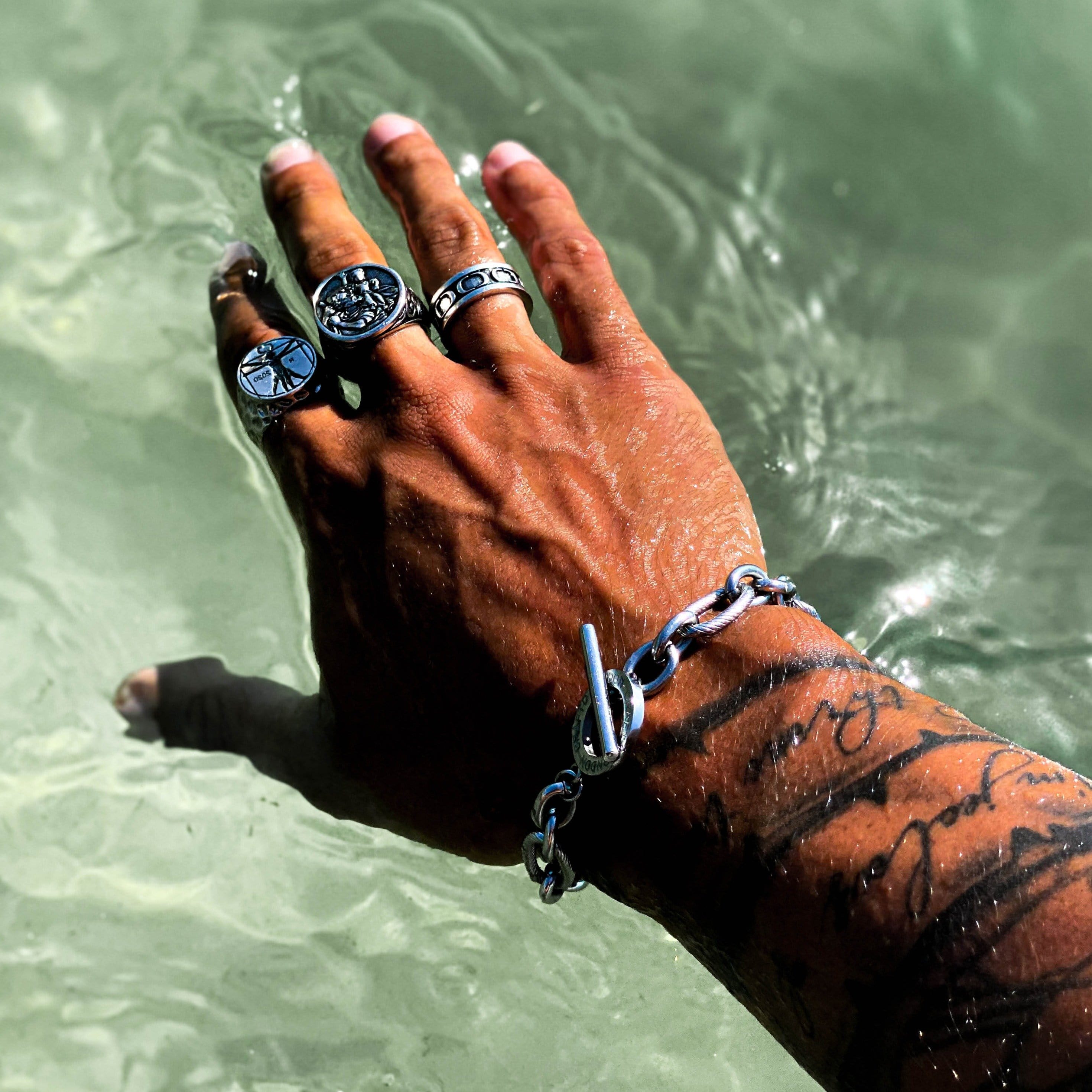 Toggle Milan Bracelet (Silver)