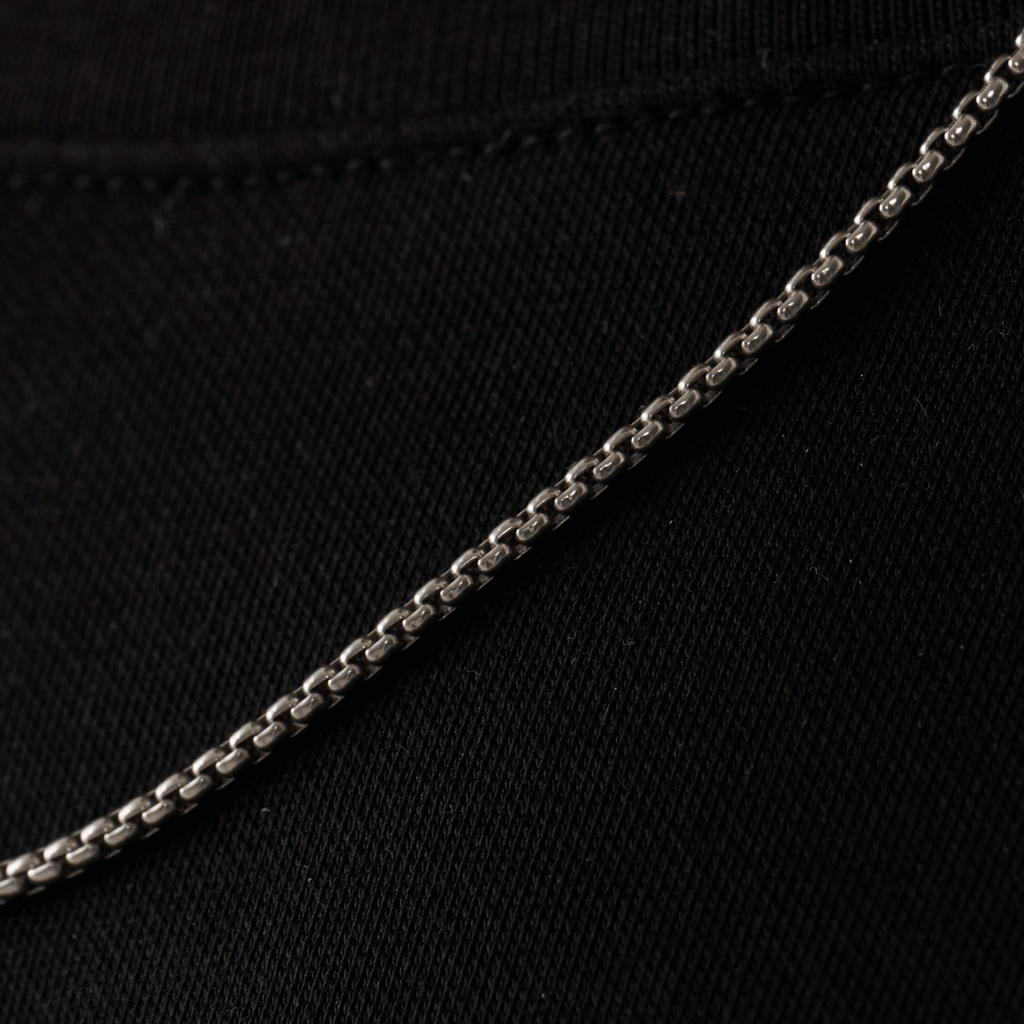 Round Box Chain (Silver) 2mm