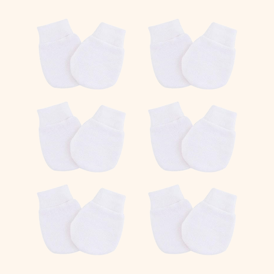 Toddla™ No Scratch Baby Mittens (6-Pack)
