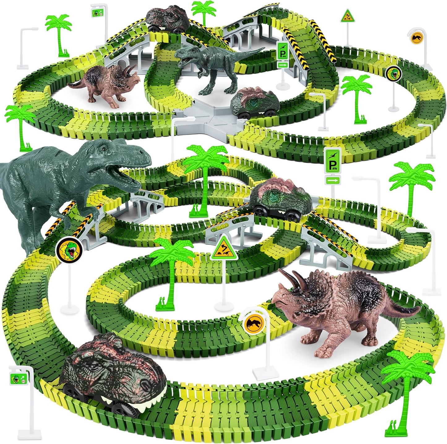 DIY Jurassic Race Track