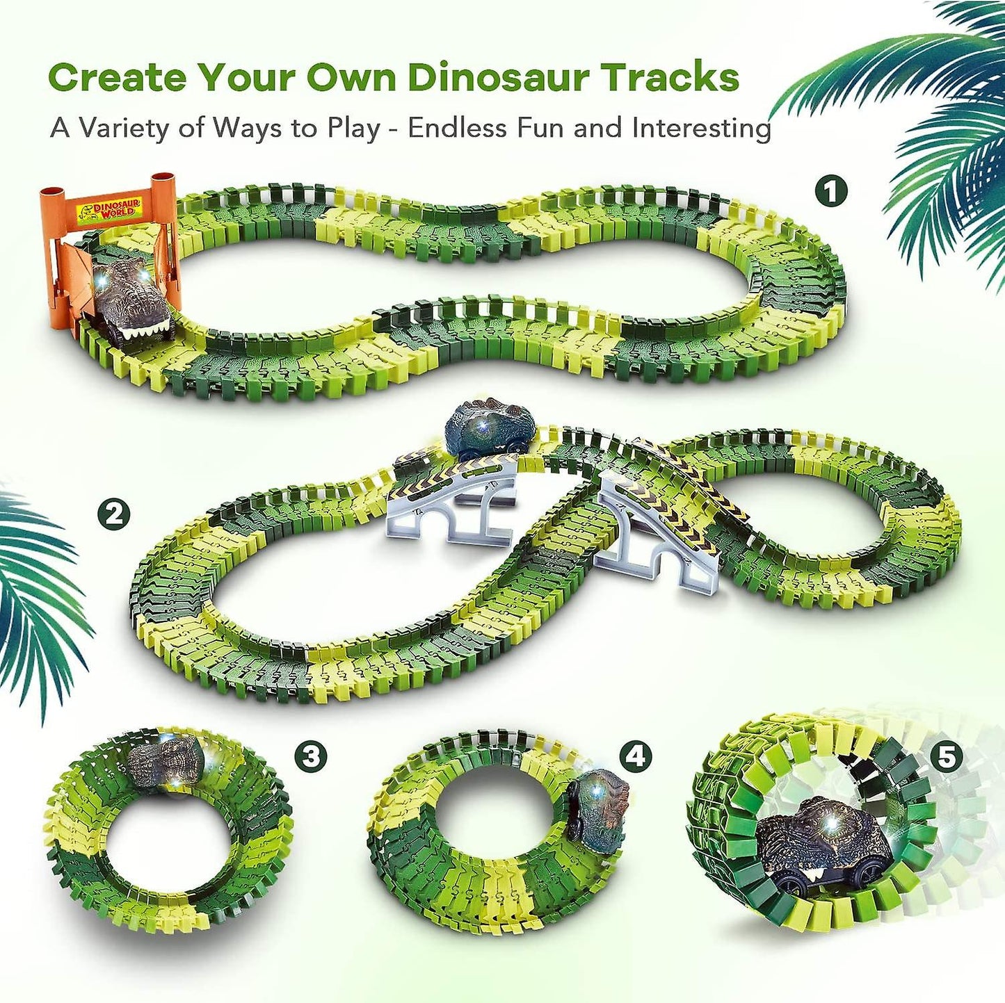 DIY Jurassic Race Track