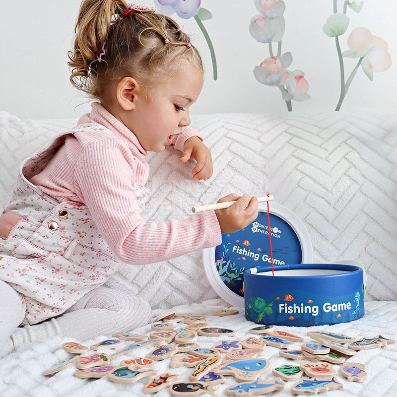 Montessori Fishing Game