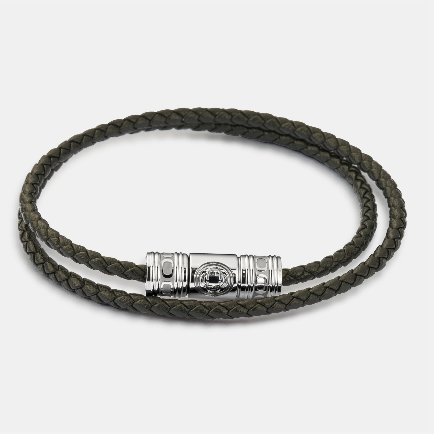 Black Leather Wrap Bracelet