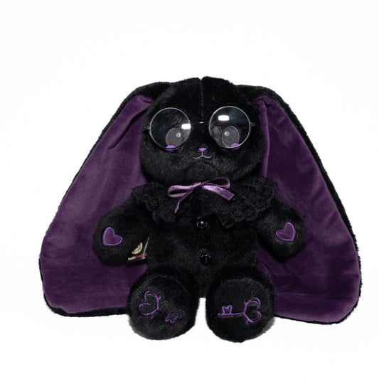 Plushie Dreadfuls - Goth Shy Rabbit - Plush Stuffed Animal