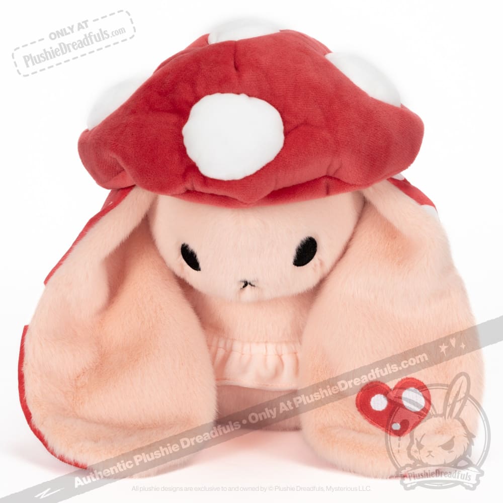 Plushie Dreadfuls -  Mushroom Rabbit - Fly Agaric - Plush Stuffed Animal