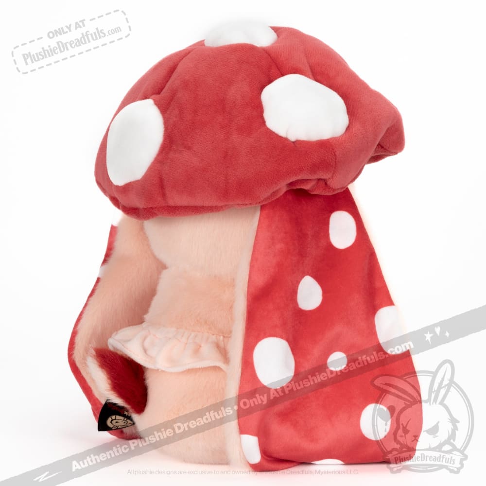 Plushie Dreadfuls -  Mushroom Rabbit - Fly Agaric - Plush Stuffed Animal